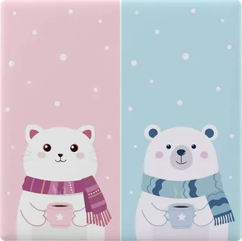 vypínač Dekorativní kryt/víčko pro dotykový vypínač T5 SONOFF Cartoon 2C