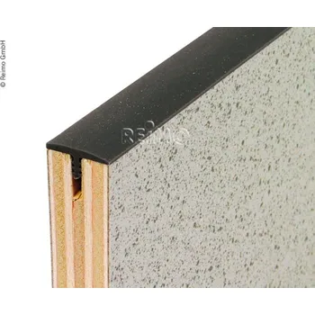 Příslušenství ke karavanu Ochranný ukončovací T-profil varianta Tmavě šedá, 5 metrů