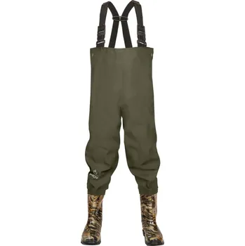 Rybářské oblečení PROS brodící kalhoty dětské - khaki Velikost: 22/23