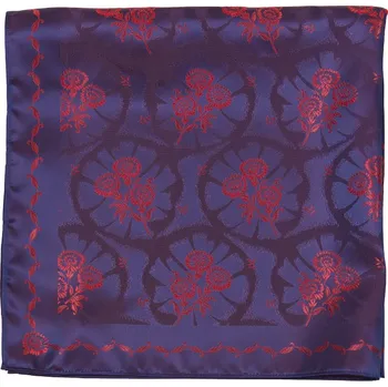 Šátek HEDVA ČESKÝ BROKÁT Šátek Ondrin VSh 76x76 SMIL modrá