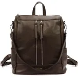 Batoh MiaMore 01-061 DOLLARO - tmavě hnědá