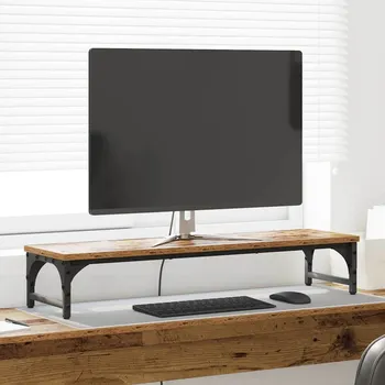 Držák monitoru Stojan na monitor Staré dřevo 85 x 23 x 15,5 cm