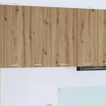 Policová skříň Závěsná skříňka s úložištěm Riga Artisanový dub 80 x 31 x 80 cm