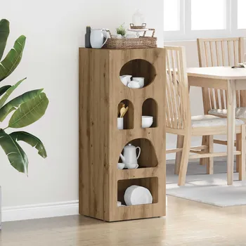 Příborník do zásuvky Servírovací skříň Artisanový dub 40 x 35 x 100,5 cm