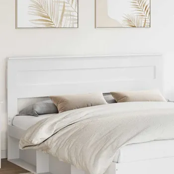 Čelo postele s čelo Bílá 180 cm Kompozitní dřevo