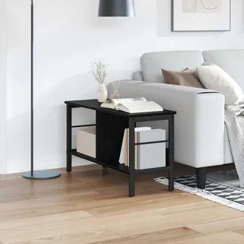 Knihovna Knihovna Černý dub 82 x 32 x 47 cm kompozitní dřevo