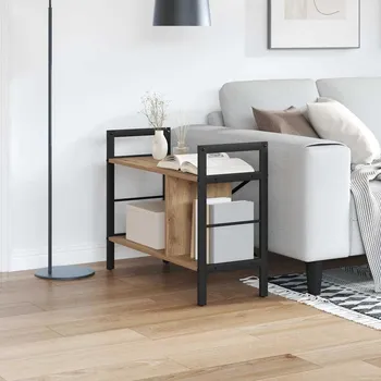 Knihovna Knihovna Artisanový dub 75 x 30 x 58,5 cm kompozitní dřevo