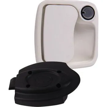 Příslušenství ke karavanu Zámek dveří úložných prostorů ZADI Eurogarage varianta Síla stěny 26-34 mm, bílá