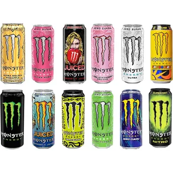 Limonáda Monster Energy degustační balíček 12x500 ml - limitované edice + zero varianty
