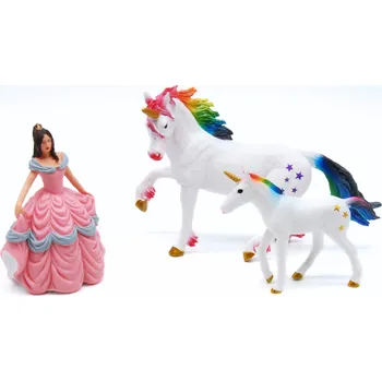Figurka MOJO FUN sada figurek Princezna a jednorožci