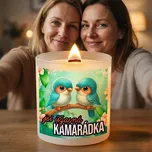 Ahome CZ Krásná svíčka s praskajícím knotem Úžasná kamarádka