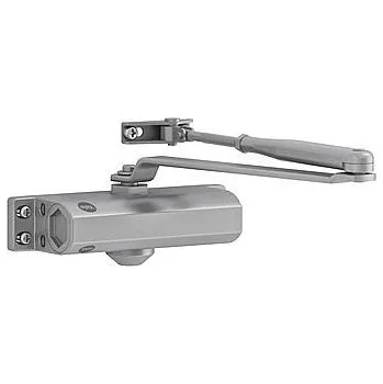 Zavírač dveří YALE 300 zavírač EN2/3 s lomeným ramínkem, stříbrný