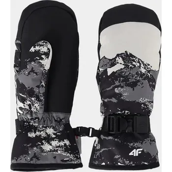 Rukavice Chlapecké lyžařské palčáky 4F velikost XL deep black allover