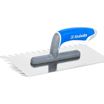 Zednické hladítko Hladítko 130x270mm nerez šikmé zuby, 10mm KUBALA