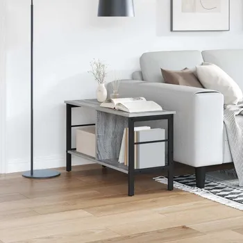 Knihovna Knihovna Šedá Sonoma 82 x 32 x 47 cm kompozitní dřevo