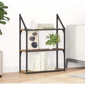 police Nástěnná polička Staré dřevo 60 x 21 x 78,5 cm kompozitní dřevo