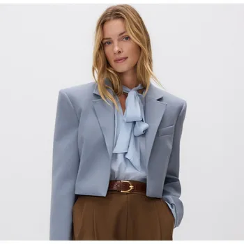 Reserved - Krátké sako - ocelově modrá - 273FT-95X - 273FT-95X-XS