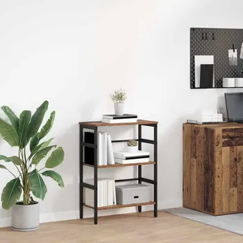 Knihovna Knihovna Staré dřevo 60 x 29,5 x 81 cm kompozitní dřevo