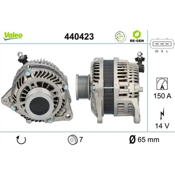 Alternátor Generátor VALEO 440423
