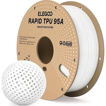 Příslušenství k 3D tiskárně Elegoo Rapid TPU 95A, White 1kg