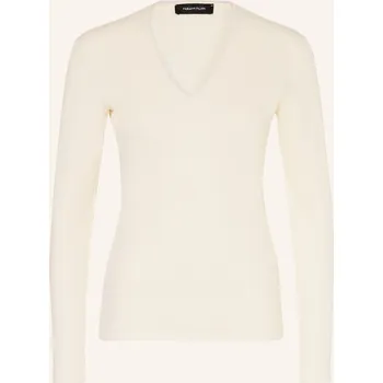 Dámské tričko Fabiana Filippi Dlouhé Rukávy S Ozdobnými Perličkami, režná