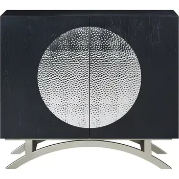 Komoda Komoda Stilig ST832 100 cm černá/stříbrná