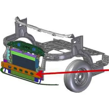 Příslušenství ke karavanu Doplňkový nosník Short Crashbox pro Ducato