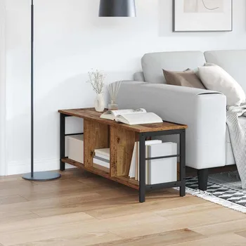 Knihovna Knihovna Staré dřevo 102 x 32 x 40,5 cm kompozitní dřevo