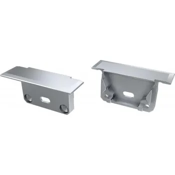 LED lišta LEDLabs LED profilová krytka ALU pro LUMINES inSILEDA stříbrná s otvorem