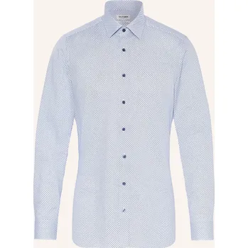 Olymp Pánská Košile Level Five Body Fit, modrá / tmavě modrá...