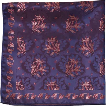 Šátek HEDVA ČESKÝ BROKÁT Šátek Ondrin VSh 76x76 SILENKA modrá