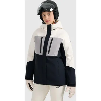 Dámská lyžařská bunda 4F 4F černá | šedá | krémová 3496425