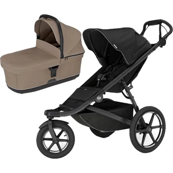 Dětské zboží Kočárek THULE Urban Glide 3 2026 včetně korby, black magnetic buckle tinted taupe