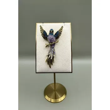 Brož Kovová brož "Veselý ptáček"