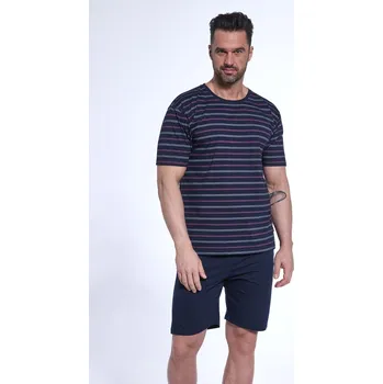 Pánská noční košile CORNETTE Pyžamo pánské 338/51 KR Barva: 338/51, Velikost: XL