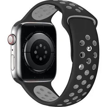 Příslušenství k chytrým hodinkám Eternico Sporty pro Apple Watch 42mm / 44mm / 45mm / Ultra 49mm Elephant Gray and Black