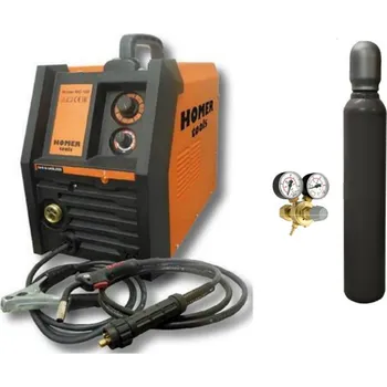 Svářečka ALFA IN HOMER MG-160 + hořák + ventil + lahev