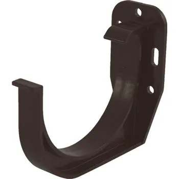 okap Plastový hák žlabu okapu RG 150 mm, hnědá, římsový, Marley 801384