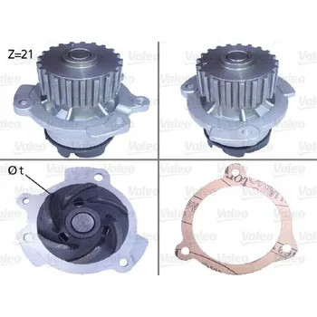 Chladič motoru Vodní čerpadlo, chlazení motoru VALEO 506151