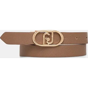 Opasek Pásek Liu Jo dámský, béžová barva, AF5252.E0087 08X, vel. M