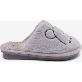 Dívčí tričko Dětské pantofle s kožešinou modré Norene 32