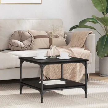 Konferenční stolek Konferenční stolek Černý dub 55 x 55 x 40 cm kompozitní dřevo