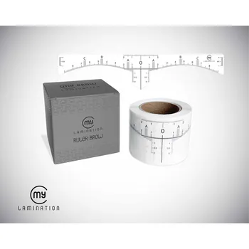 Make-up My Lamination Samolepicí pravítka na obočí 50 ks