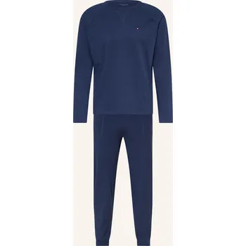 Pánské oblečení Tommy Hilfiger Pánské Pyžamo, tmavě modrá / bílá, 50