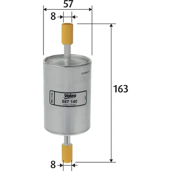 Palivový filtr Palivový filtr VALEO 587140