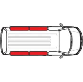 Příslušenství ke karavanu Termofolie pro Ford Tourneo Custom - set pro zadní část vozu varianta SWB - krátká verze