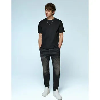 Pánská móda Džíny joggers - 34/34 - House - černá - 095II-99J