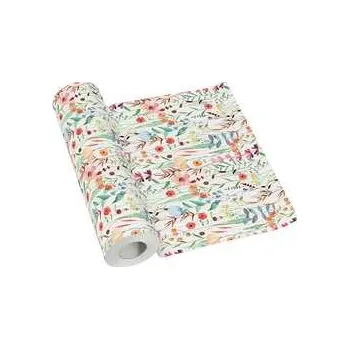 Jednorázový ubrus Středový pás PAW AIRLAID 40 cm x 24 m Watercolor flowers,rychlé dodání