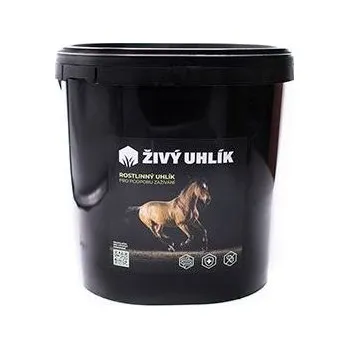 Krmivo pro koně Rostlinné uhlí Živý Uhlík Mikrop, 1,6 kg