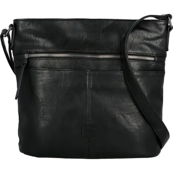 Kabelka Trendy dámská koženková crossbody kabelka Tomila, černá
